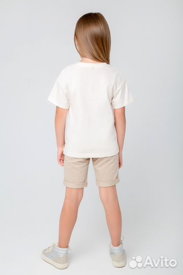 Шорты для девочки Crockid кр 400521 темно-бе (98)