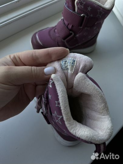 Ботинки для девочки котофей зимние