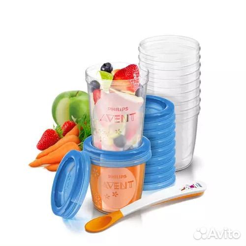 Контейнеры для питания и молока Avent
