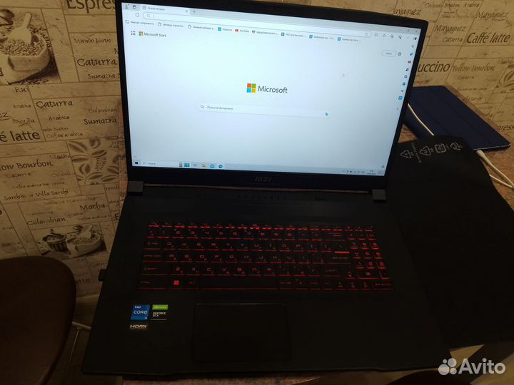 Ноутбук msi gf76 katana