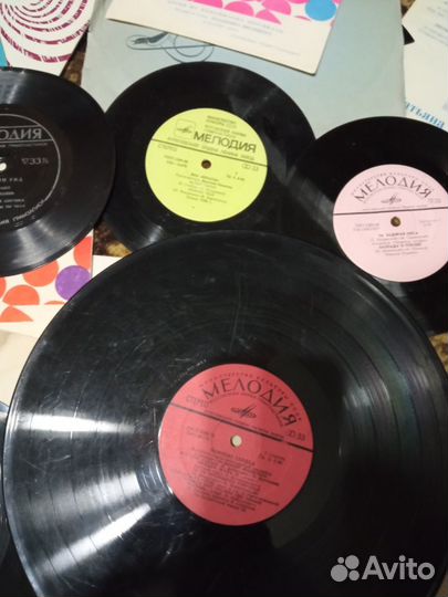 Пластинки виниловые 50-60 годов