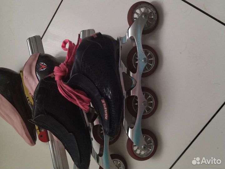 Коньки конькобежные 36