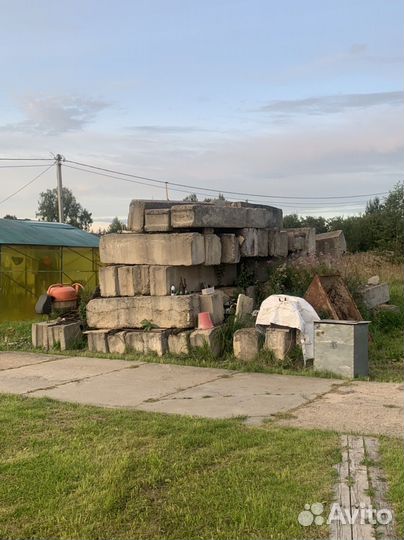 Железобетонные блоки б/у