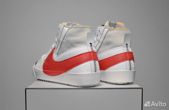 Nike Blazer 77 Jumbo Mid (41-45, Белые, Классика)