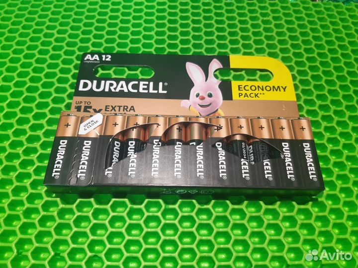 Батарейки Duracell AA 1.5В, 12шт (пальчиковые)