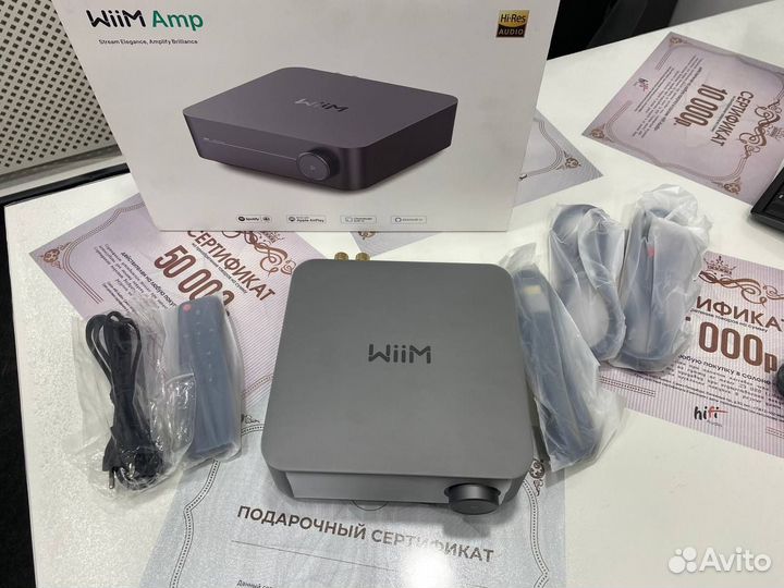 Интегральный усилитель WiiM Amp Space Grey