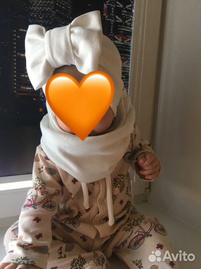 Комплект шапочка+снуд