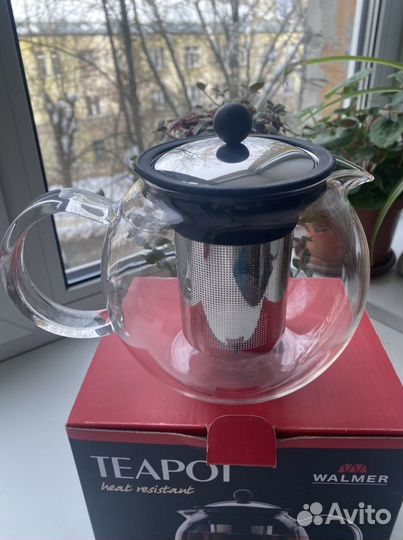 Кастрюля эмаль, чайник Заварочный 1 л