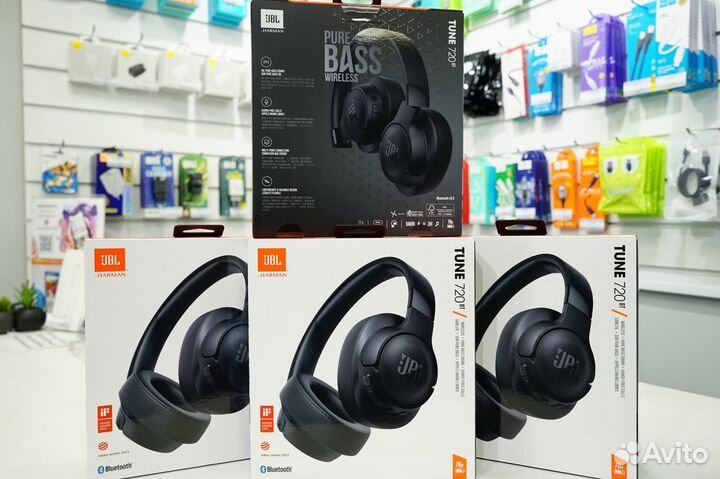 Наушники JBL Tune 720BT Black Оригинал