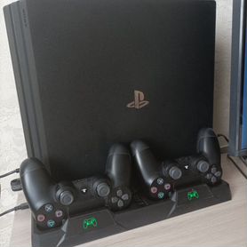 PS4Pro+Охлаждающая подставка+Avantree btdg+игры