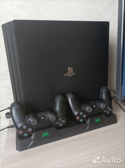 PS4Pro+Охлаждающая подставка+Avantree btdg+игры