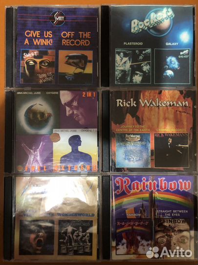 Uriah Heep,Rockets,Rick Wakeman,Sweet,Rainbow 6CD