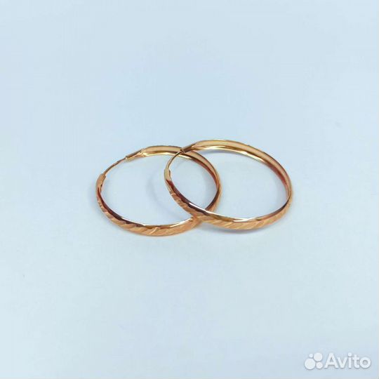 Золотые серьги