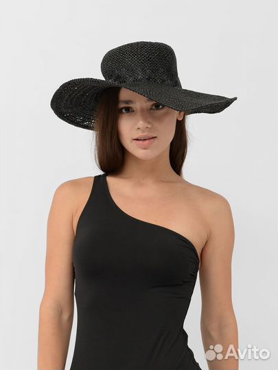 Шляпа женская h&m черная