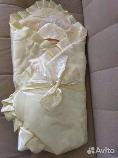 Конверт-Одеяло на выписку для новорожденных