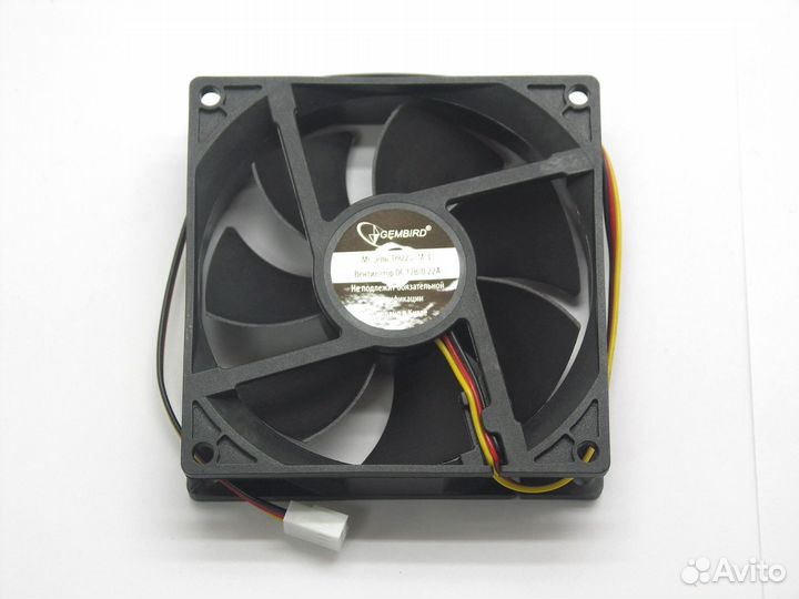 Вентилятор Gembird (92x92х25 mm) D9225HM-3 гидрод