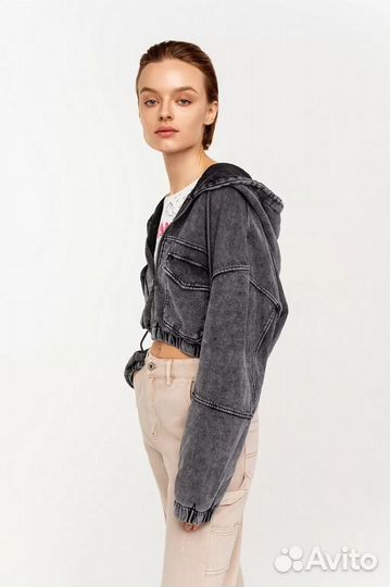 Куртка трикотажная укороченная