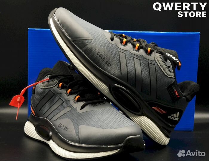 Серые Кроссовки Adidas в Коробке, 41-45