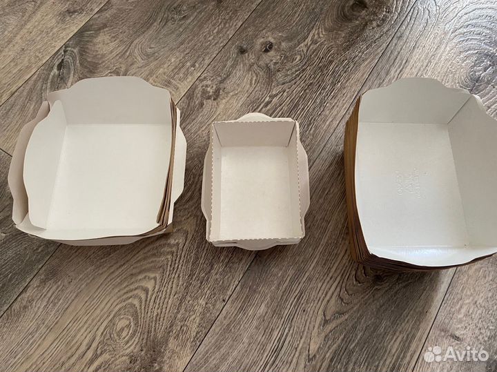 Крафт коробки с прозразной крышкой