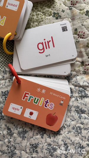 Карточки для изучения английского и китайского