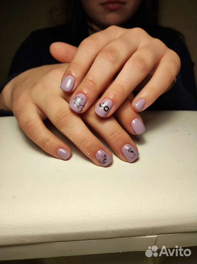 Маникюр с покрытием