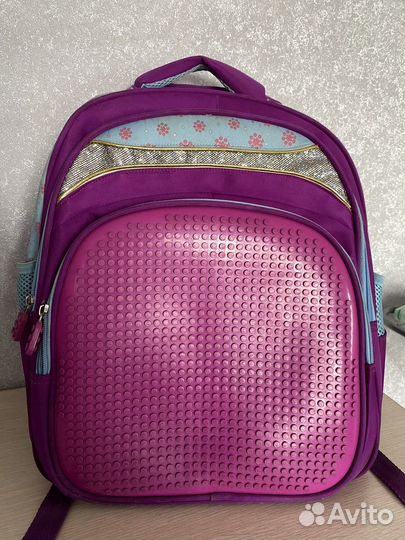 Рюкзак пиксельный школьный