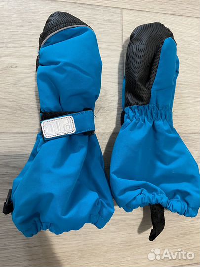 Варежки Краги на 1-2 года