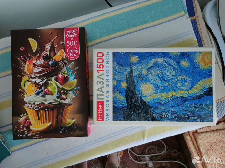 Пазлы cherry 500 пазлы, hatber 1500