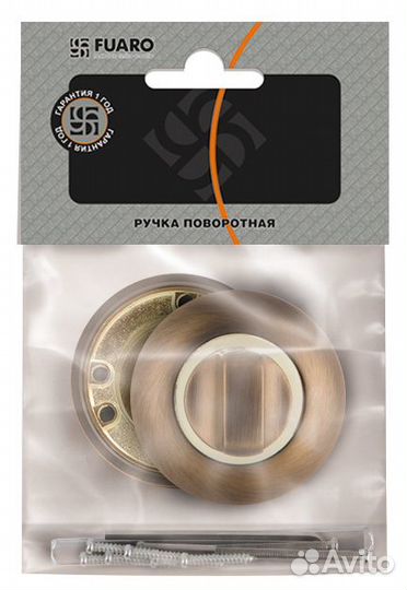 Завертка WC Fuaro BK6.R.RM54 (BK6 RM) AB/GP-7 брон