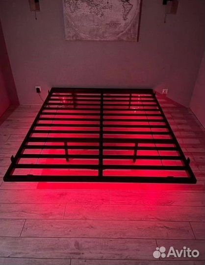 Кровать металлическая в стиле лофт