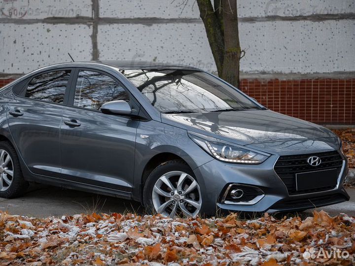 Накладки на фары Реснички на Hyundai Solaris 2 V1