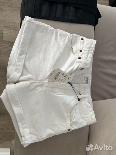 Шорты джинсовые zara 34
