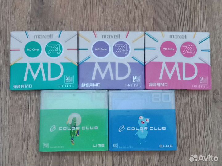 Продам минидиски minidisc maxell