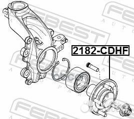 К-кт подшипника ступицы Ford Focus 11 2182CDH