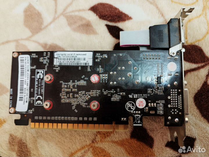 Видеокарта Palit GeForce GT630, 1Gb, 128mb, hdmi