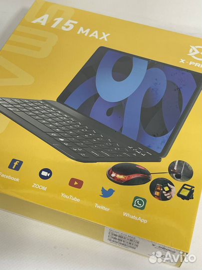 Планшет X-Prime A15 Max Amoled экран