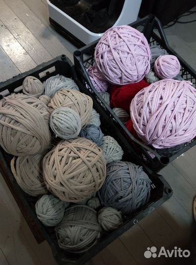 Трикотажная пряжа 8,4кг пакетом