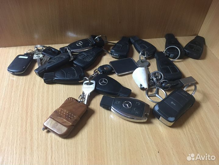 Ключи на мерседес чип ключ рыбка оригинал