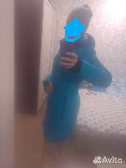 Пуховик под спорт, почти новый