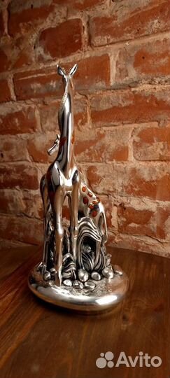 Серебряная статуэтка Жирафы