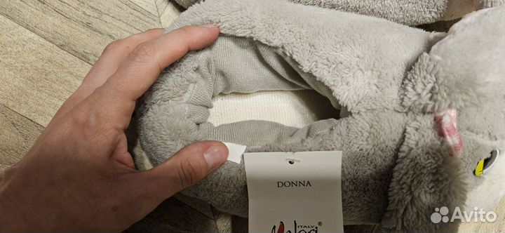 Домашние тапочки зайчики 39 размер