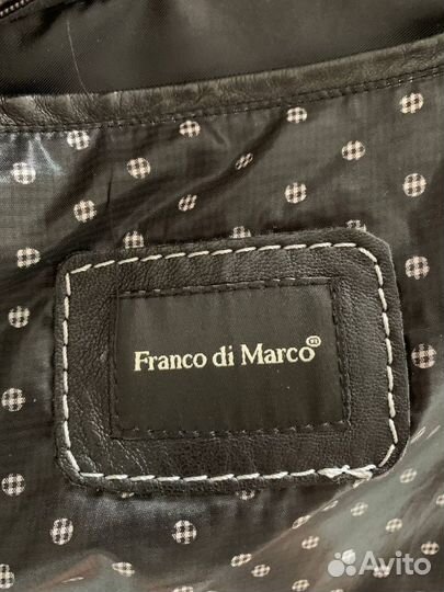 Мужская кожаная куртка Franco di Marco 56 размера