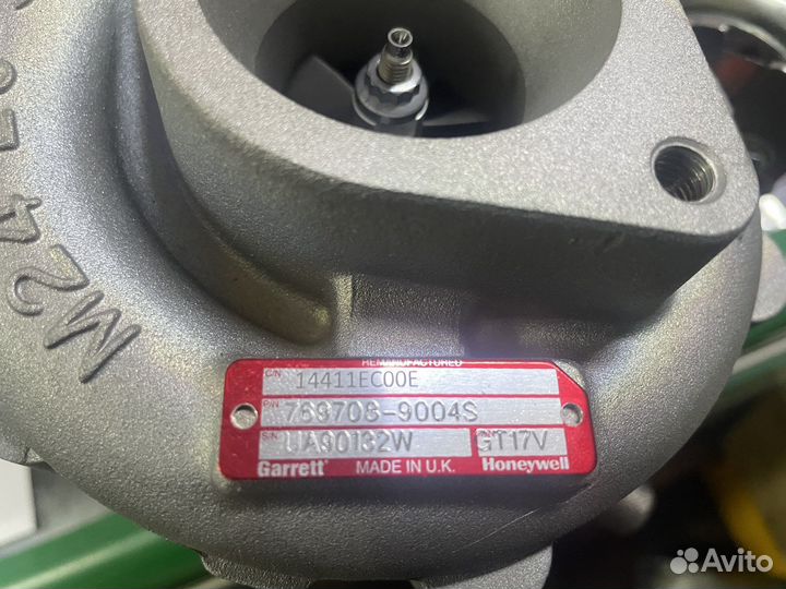 Новая Турбина оригинал Nissan 14411-EC00E Garrett