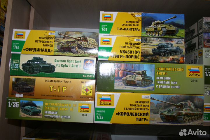 Сборные модели танков тм Звезда 1:35