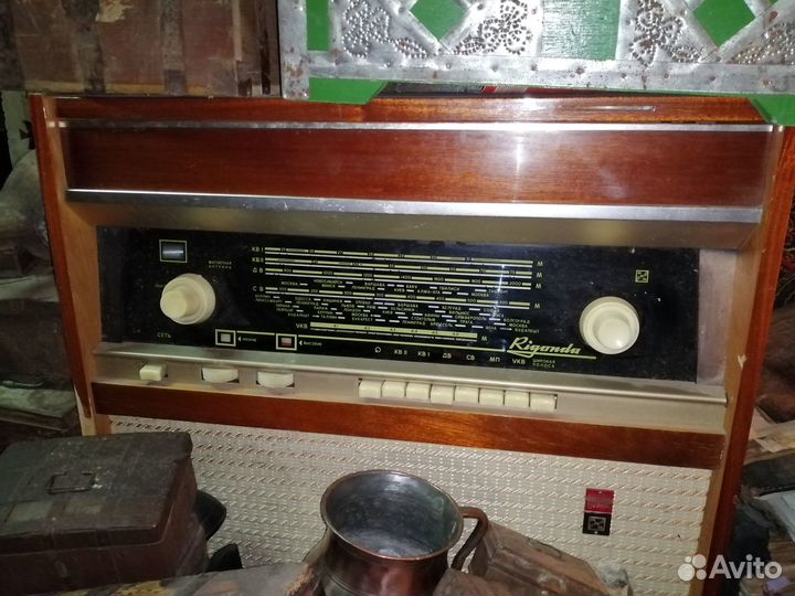 Радиола СССР Ригонда, радиоприёмник Стрела Воронеж