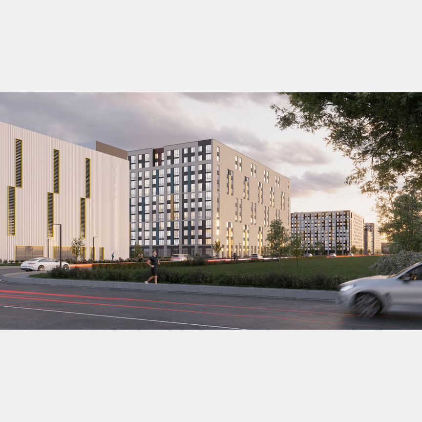 1-к. квартира, 34,5 м², 2/12 эт.