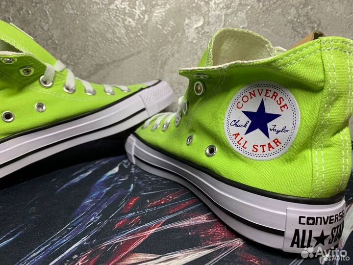Converse All Star зеленые