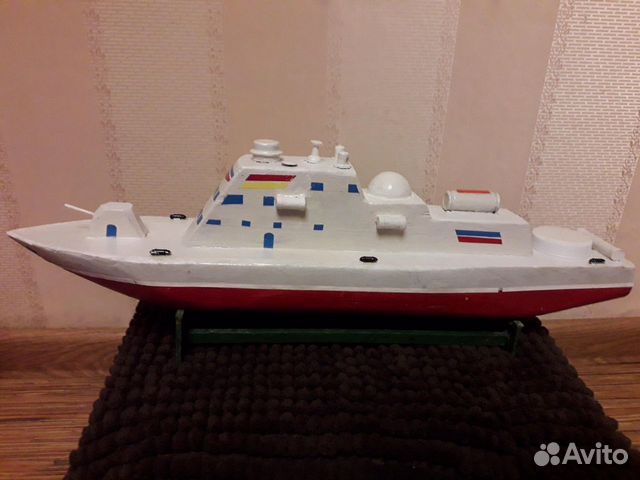 Корабль деревянный ручная работа