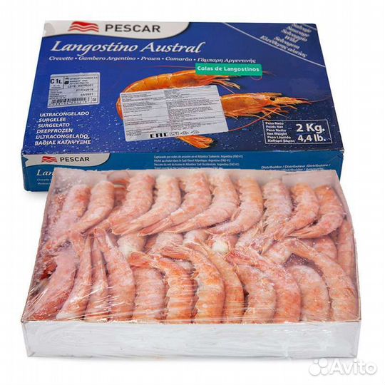 Лангустины крупные хвосты