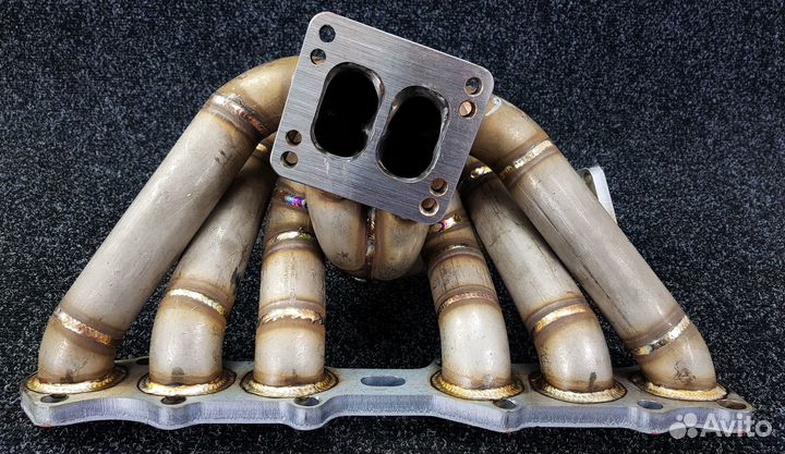 Выпускной коллектор 3мм - Toyota 1JZ-GTE JZX90 - N